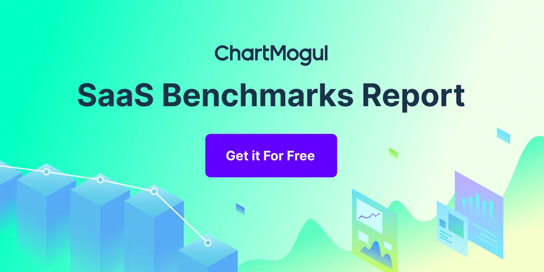 Visual for this record: ChartMogul's benchmark is a mirror of its own customer base