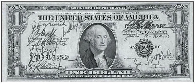 Visual for this record: A signed contract, not a myth, financed Fairchild's founders