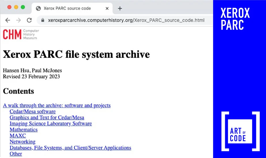 Visual for this record: Adobe's founders left PARC over speed, not stolen ideas