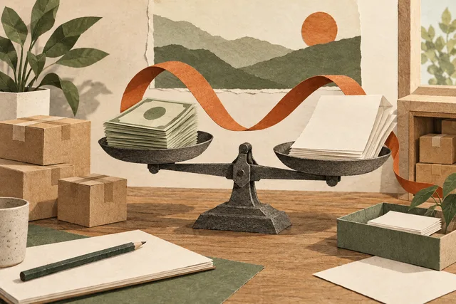 Conceptual editorial illustration for read the economics